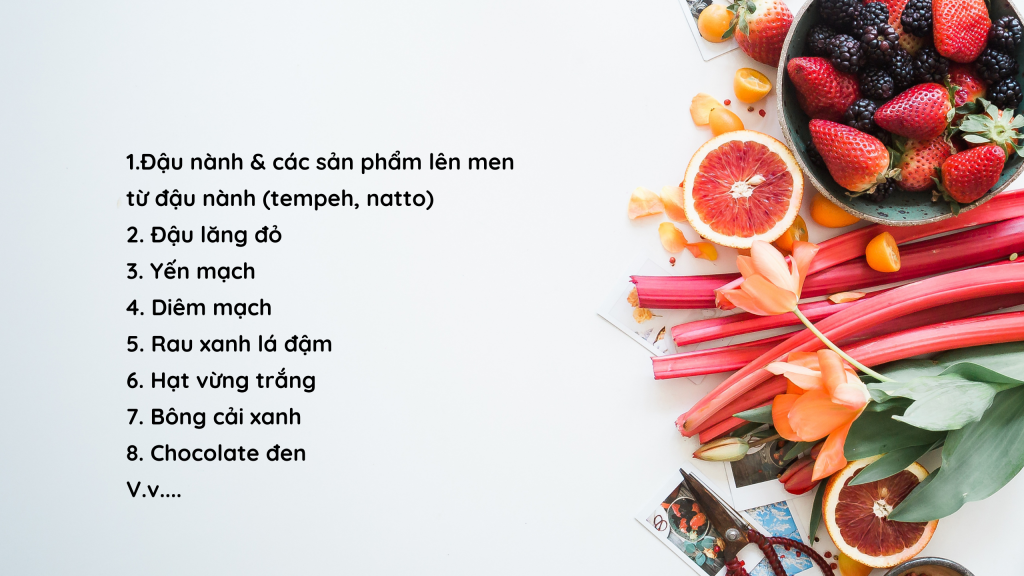 Làm sao để ăn chay không thiếu chất sắt?